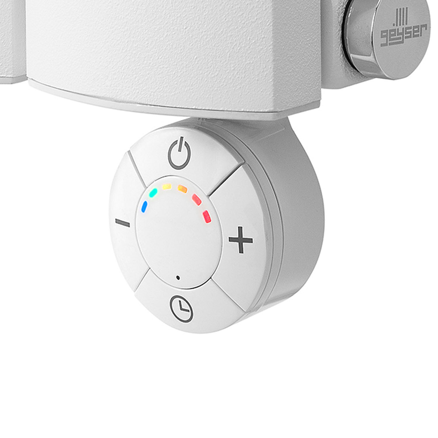 Geyser SMART White Thermostatic Element for Radiator or Towel rail