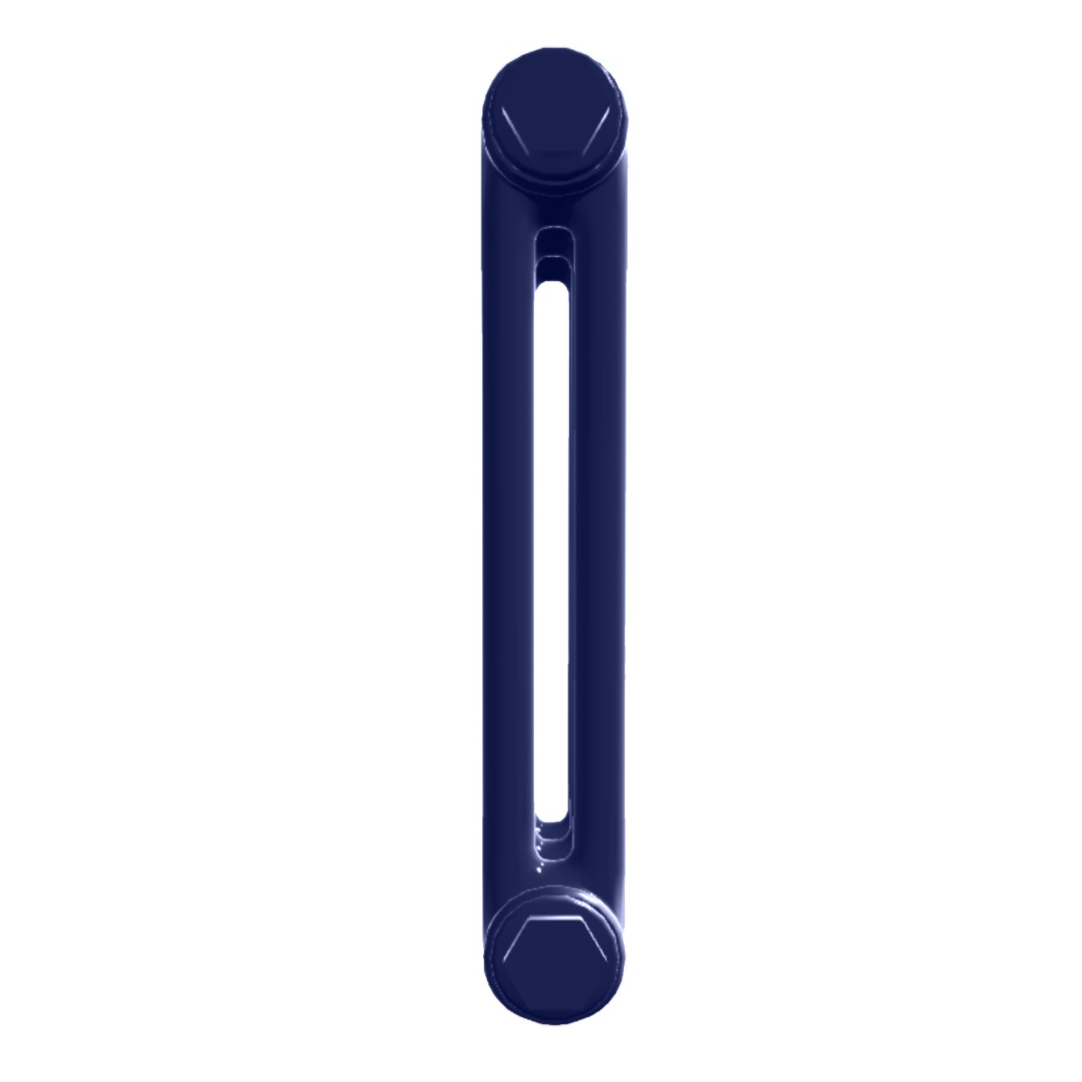 Custom 2 Column 500mm High Dark Blue Radiators