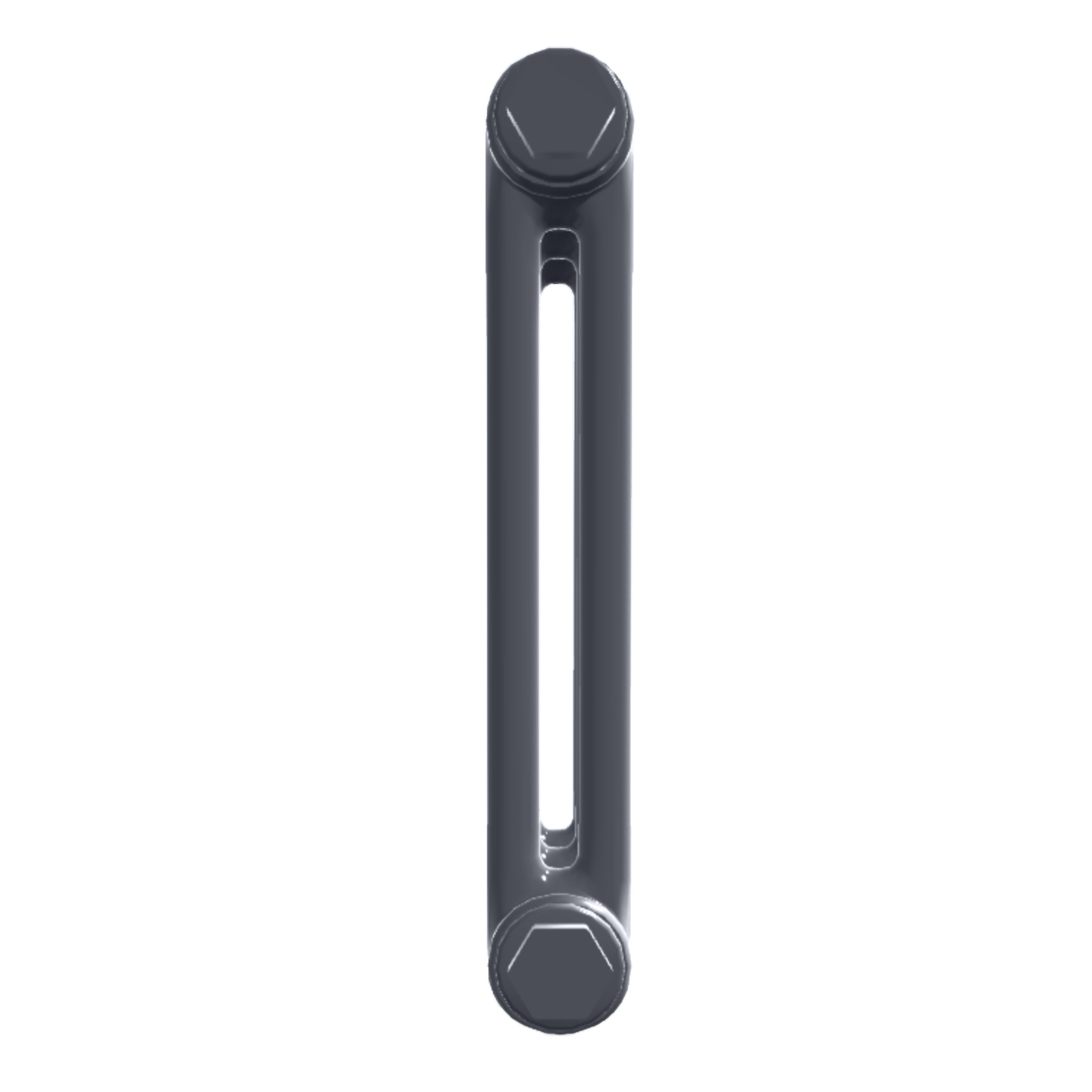 2 Column Low Level Gun Metal Grey Radiator