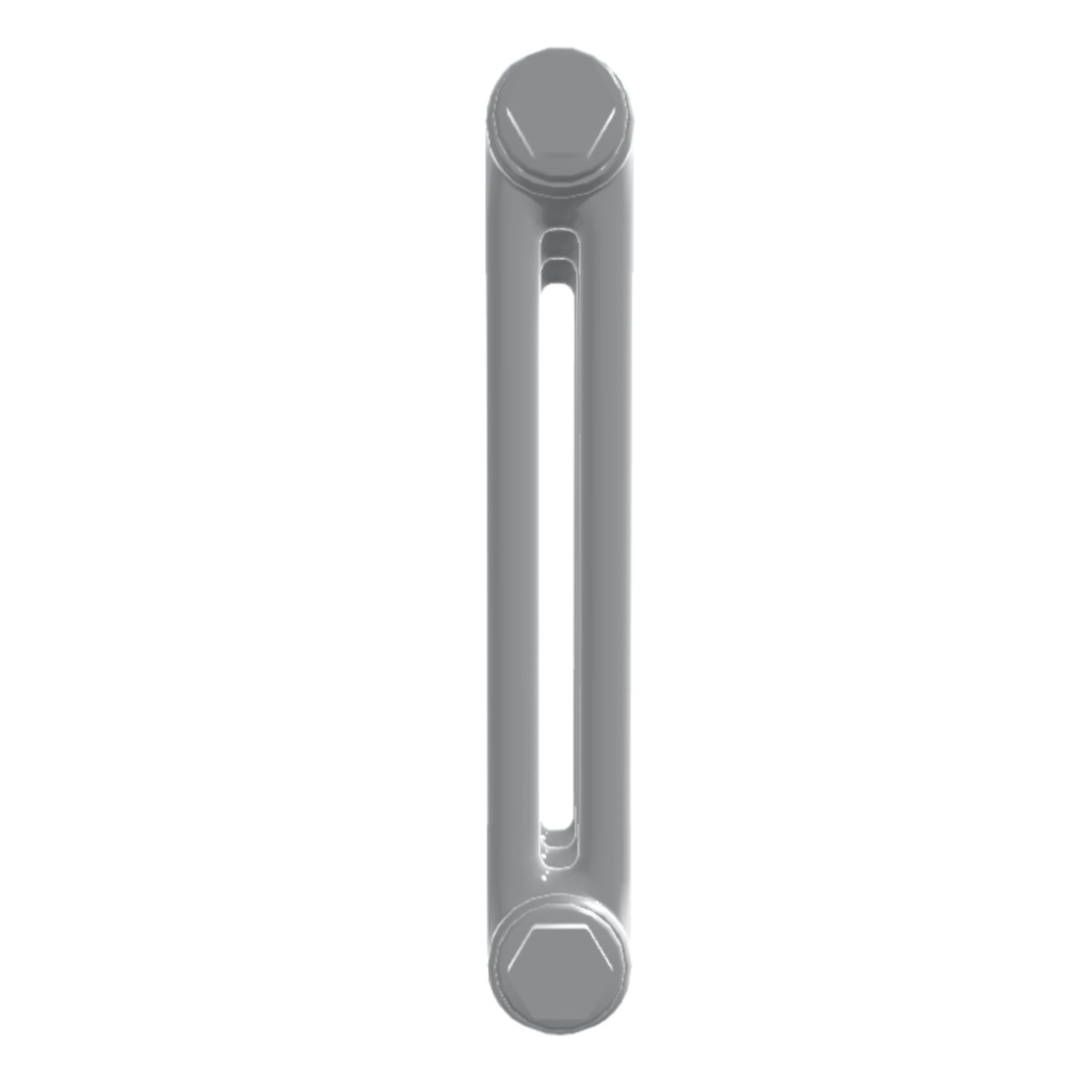 Custom 2 Column 400mm High Smooth Matt Light Grey Radiators