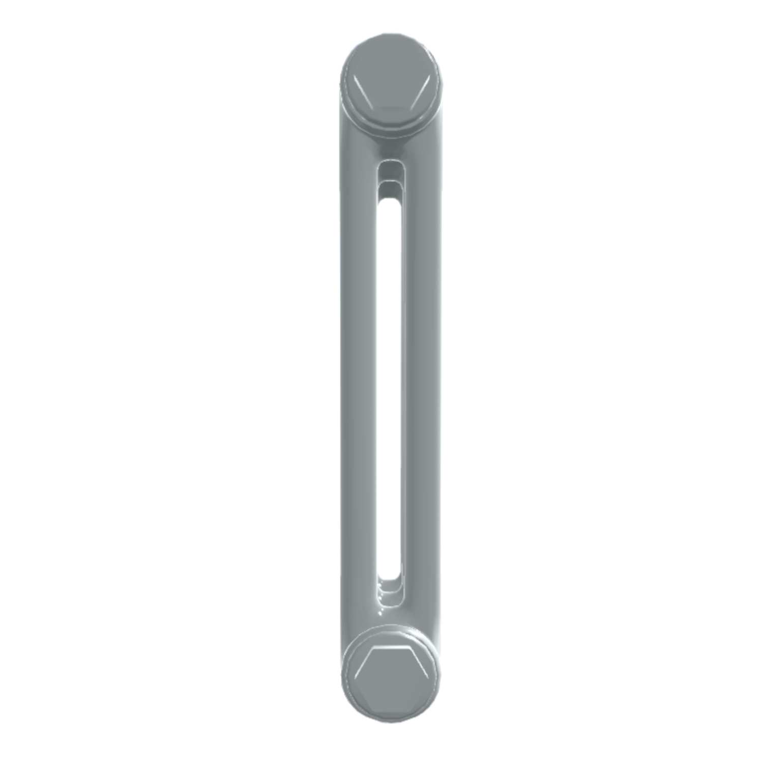 2 Column Low Level Matt Textured Light Grey Radiator