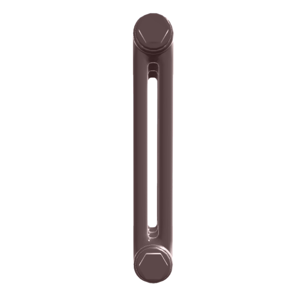 Custom 2 Column 400mm High Tobacco Brown Radiators