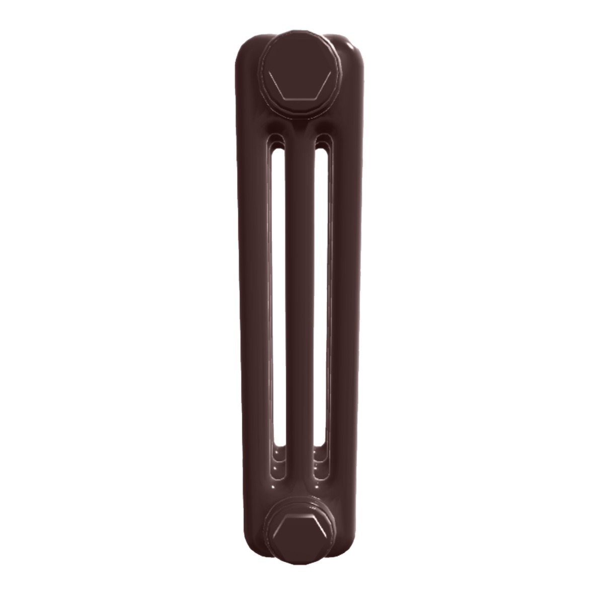 Custom 3 Column 400mm High Chocolate Brown Radiators