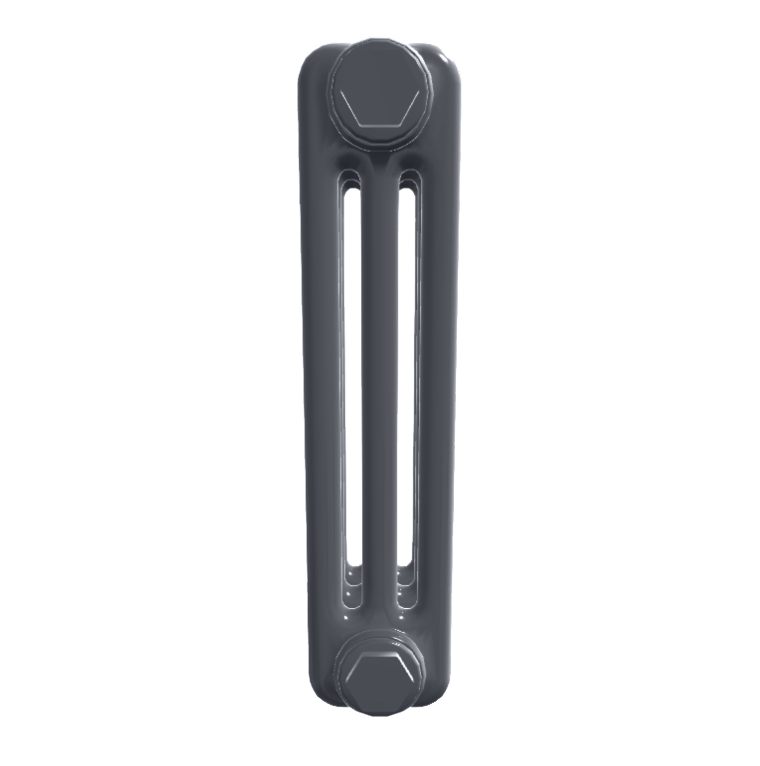3 Column Gun Metal Grey Living Room Radiator