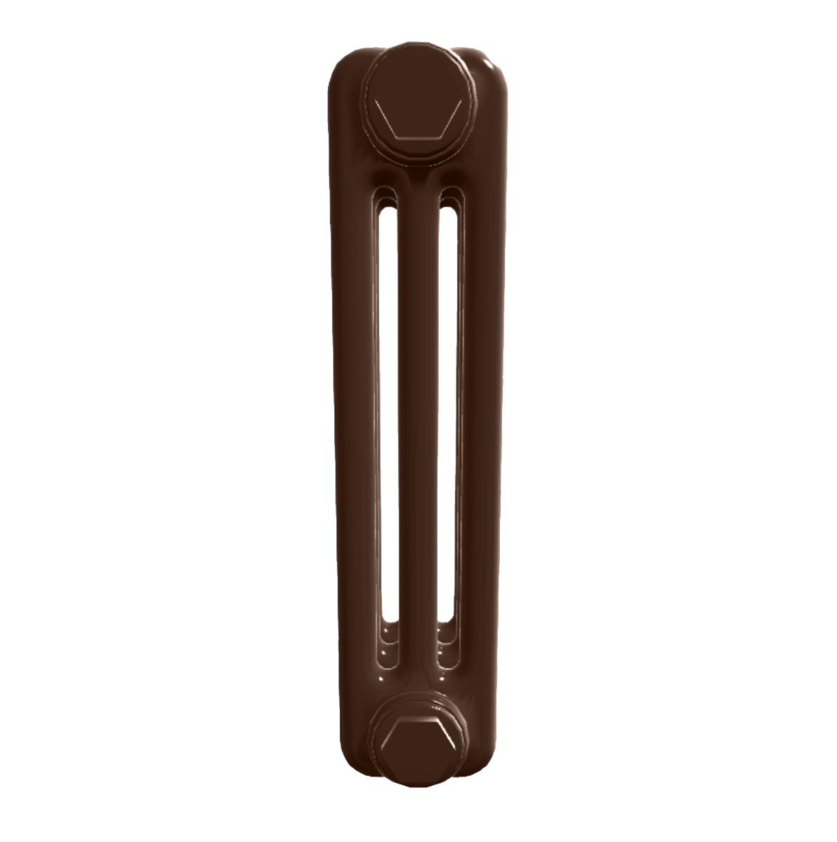 Custom 3 Column 500mm High Hammered Copper Radiators