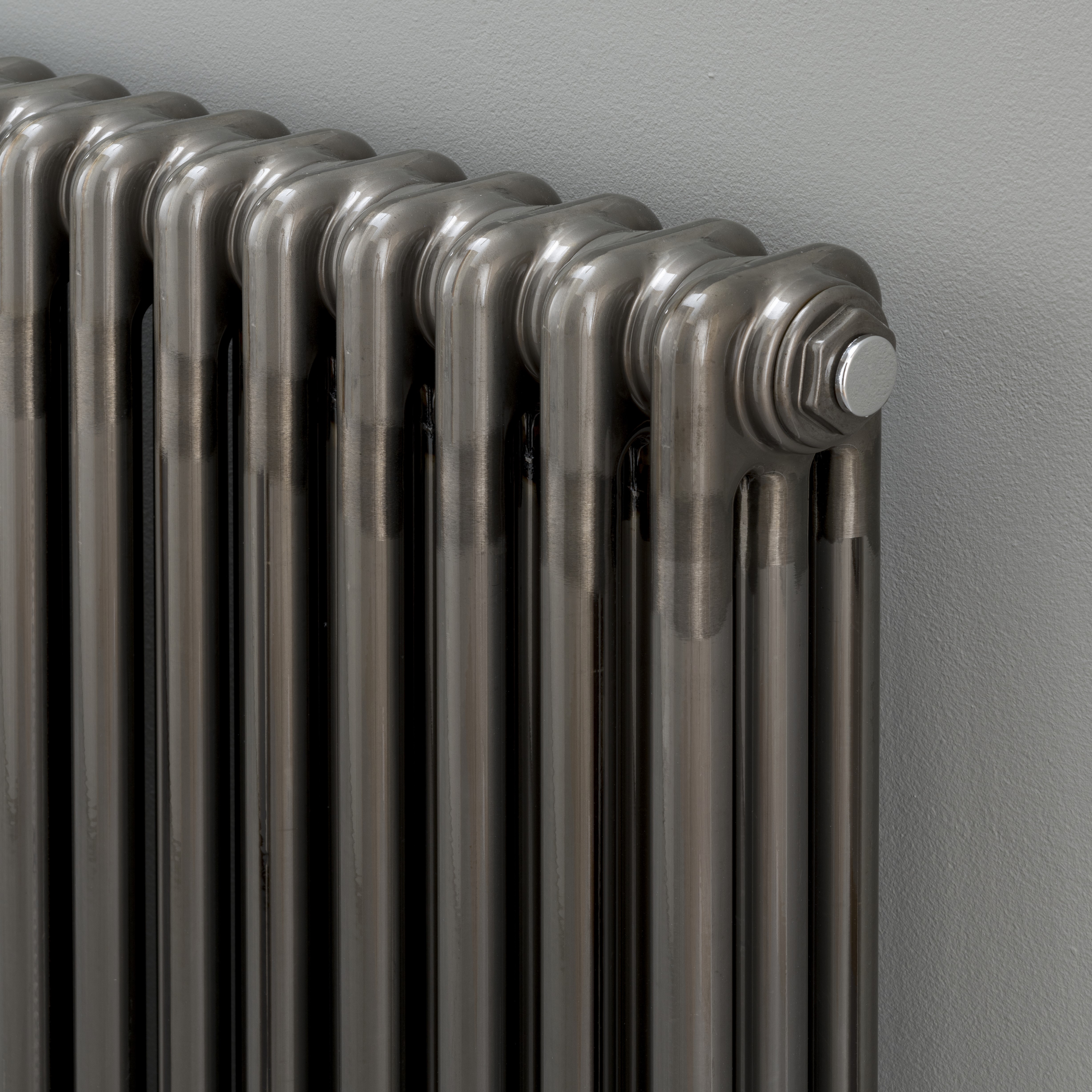 Custom 3 Column 600mm High Bare Lacquered Metal Radiators