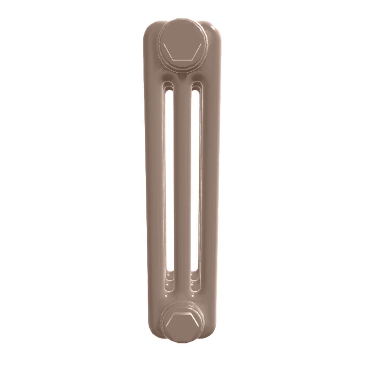 Custom 3 Column 300mm High Sand Brown Radiators