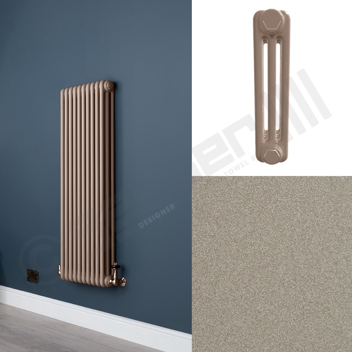 3 Column Sand Wall Radiator