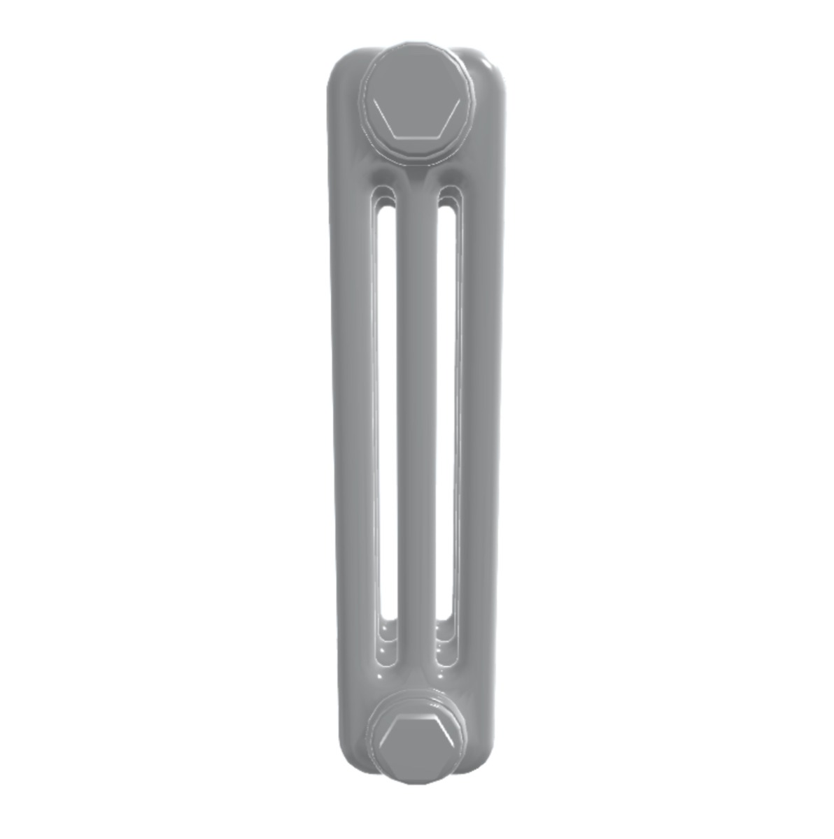 Custom 3 Column 1800mm High Smooth Matt Light Grey Radiators