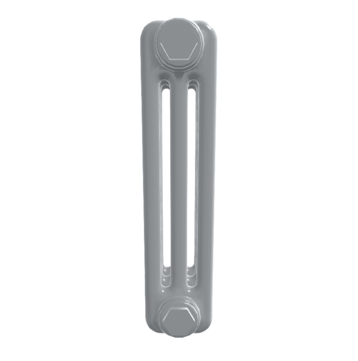Custom 3 Column 1800mm High Textured Matt Light Grey Radiators