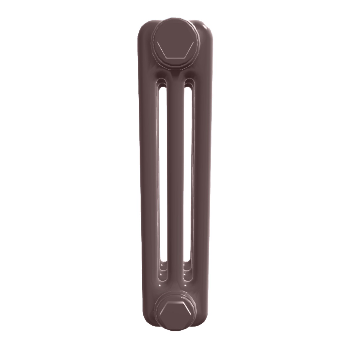 Custom 3 Column 600mm High Tobacco Brown Radiators
