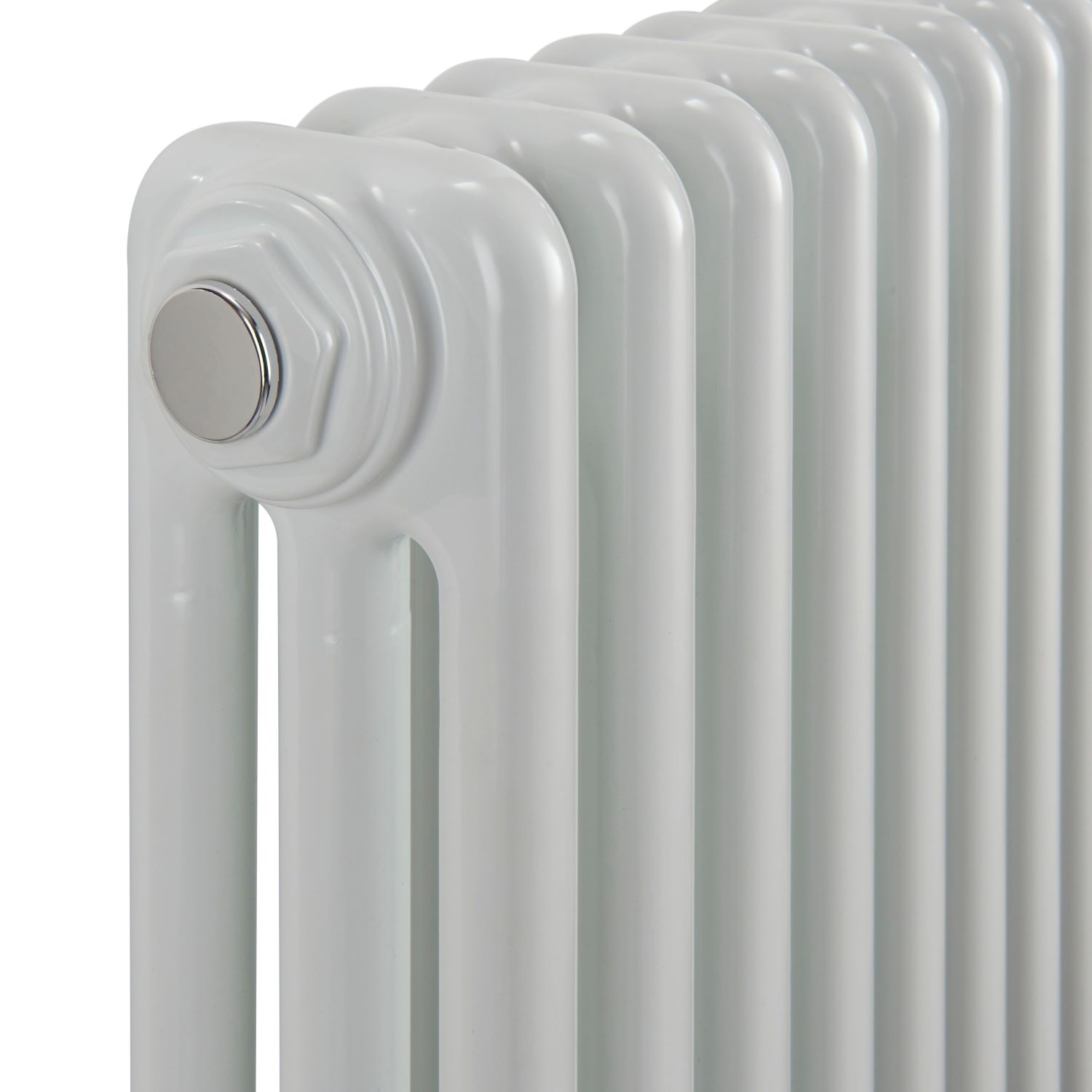Old Style White Traditional 3 Column 600mm x 598mm Radiator