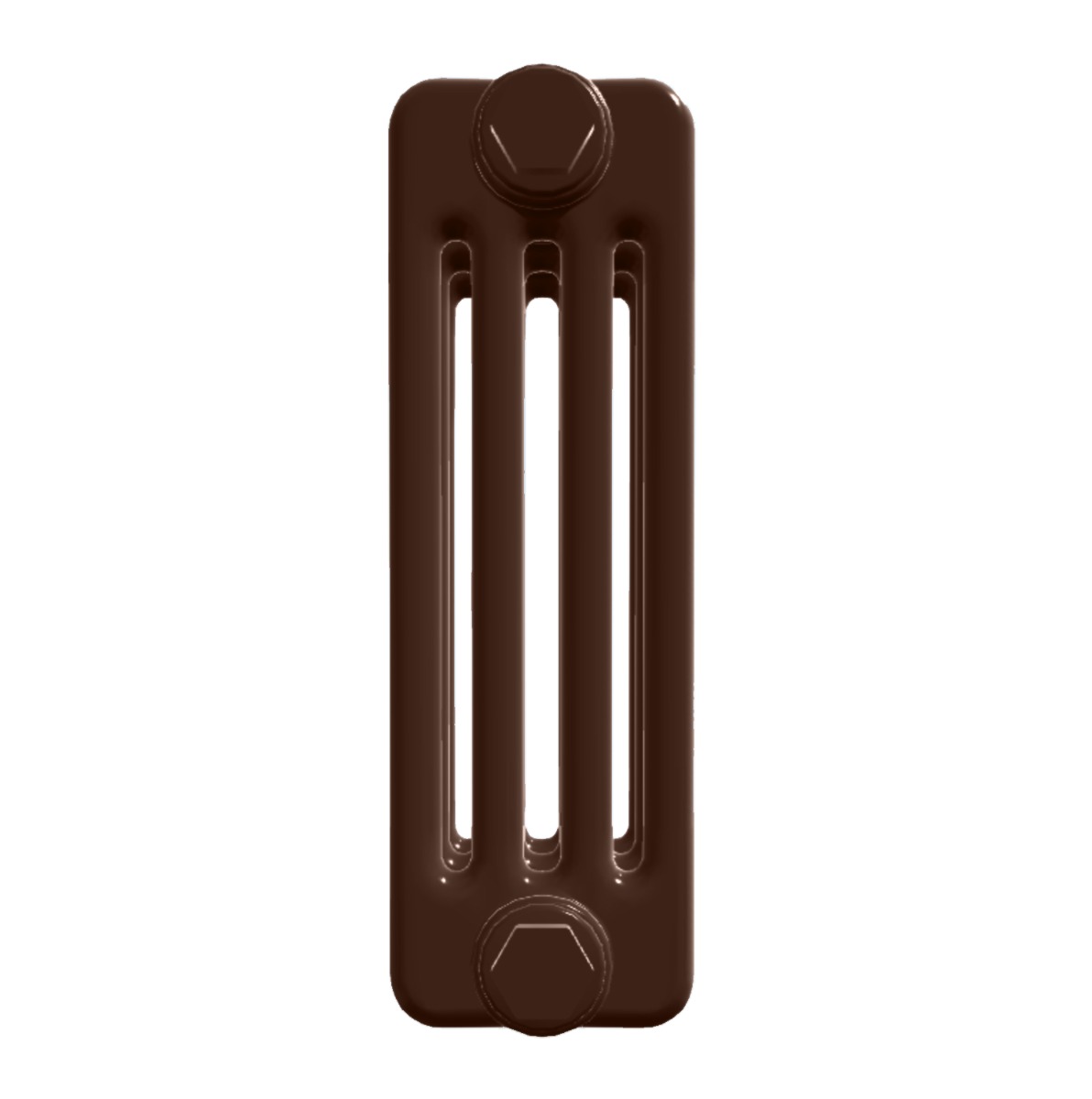 Custom 4 Column 600mm High Hammered Copper Radiators