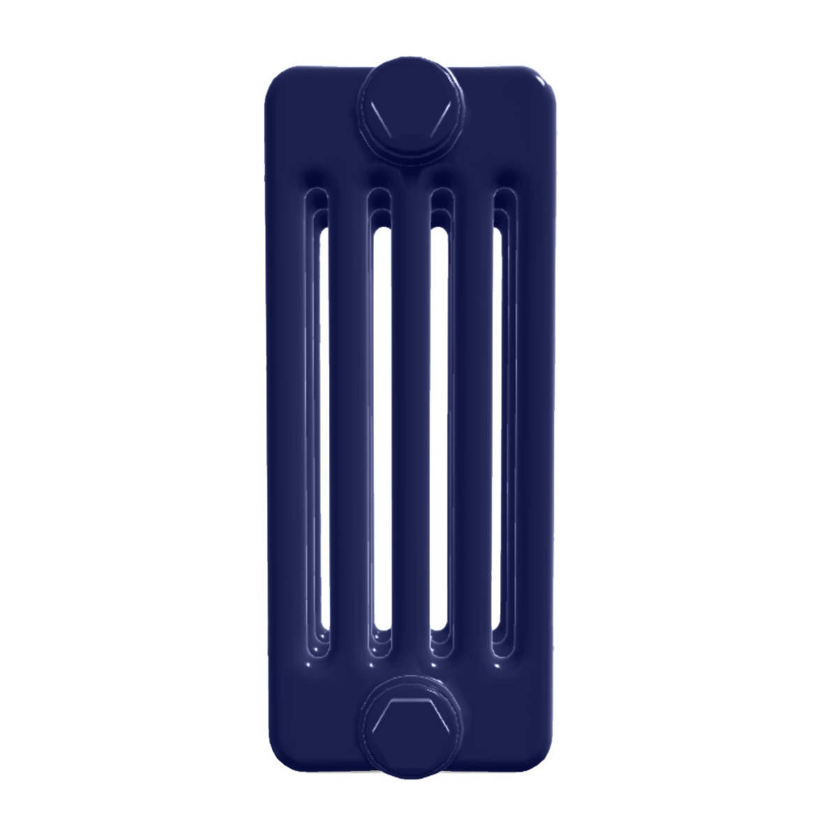 Custom 5 Column 300mm High Dark Blue Radiators