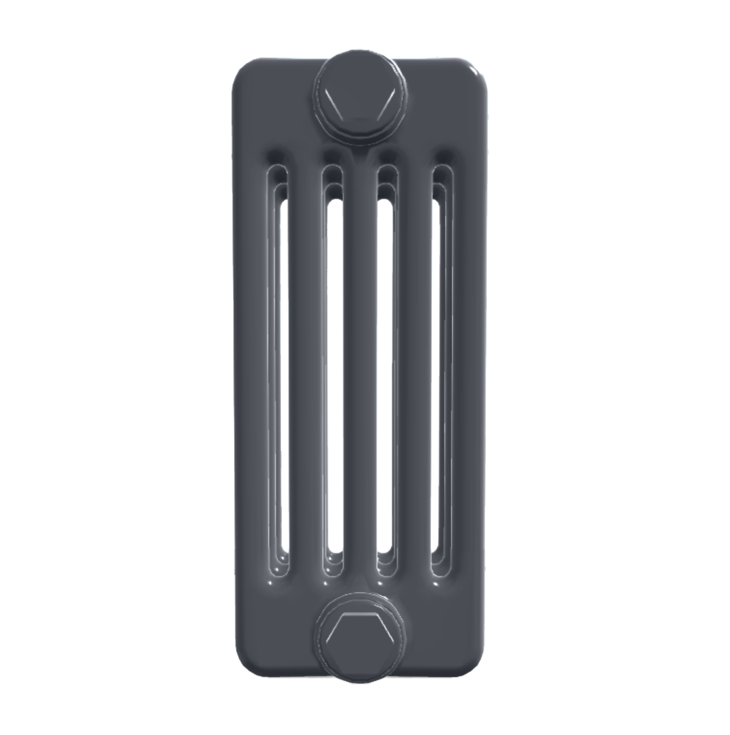 5 Column Low Level Gun Metal Grey Radiator