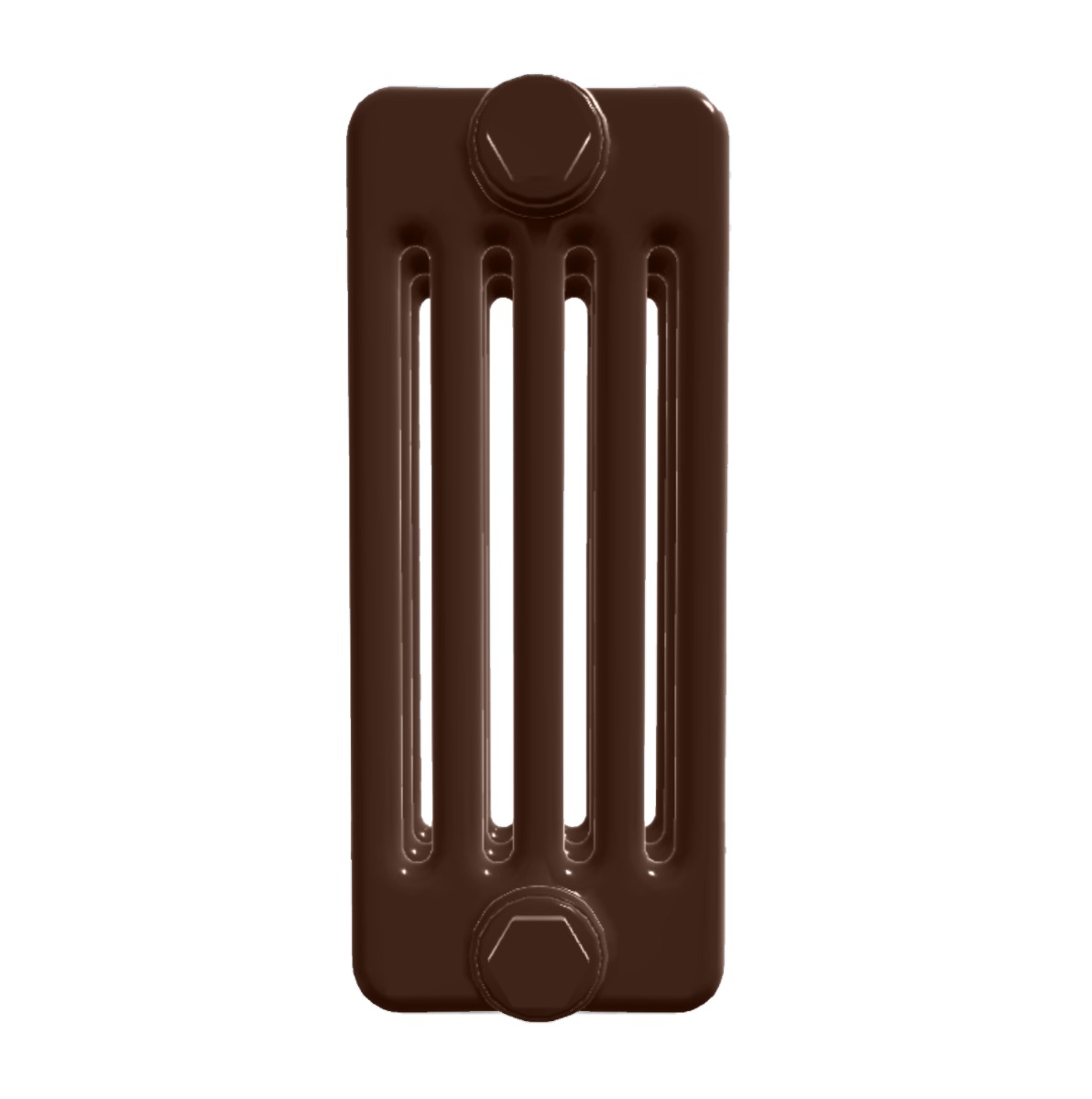 Custom 5 Column 300mm High Hammered Copper Radiators