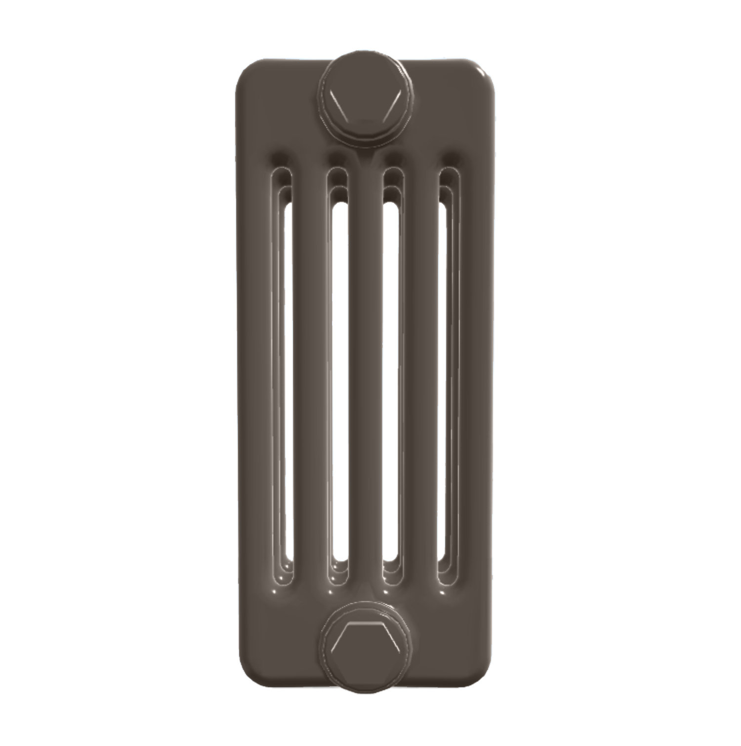 5 Column Mid Grey Living Room Radiator