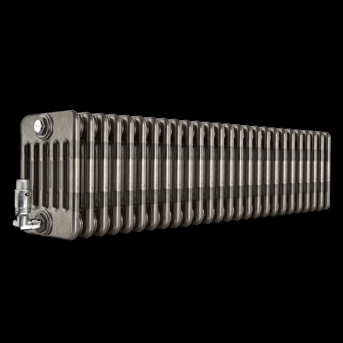 6 Column Lacquered Metal Low Level Radiator