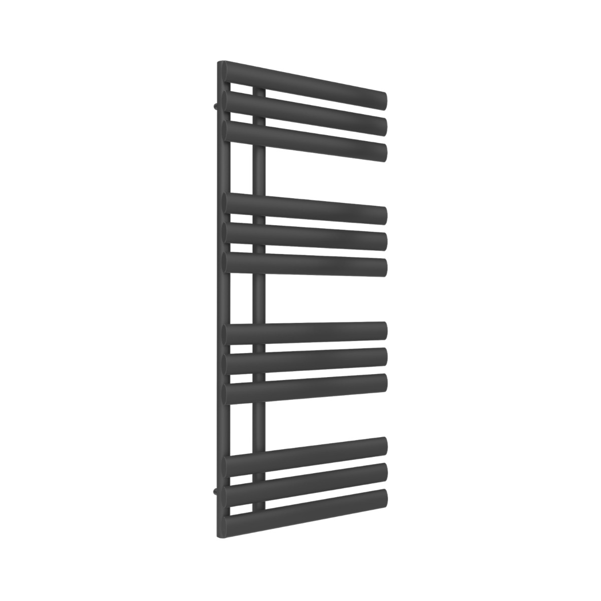 Bournemouth Open Ended Designer Towel Rail 820mm x 500mm in Anthracite