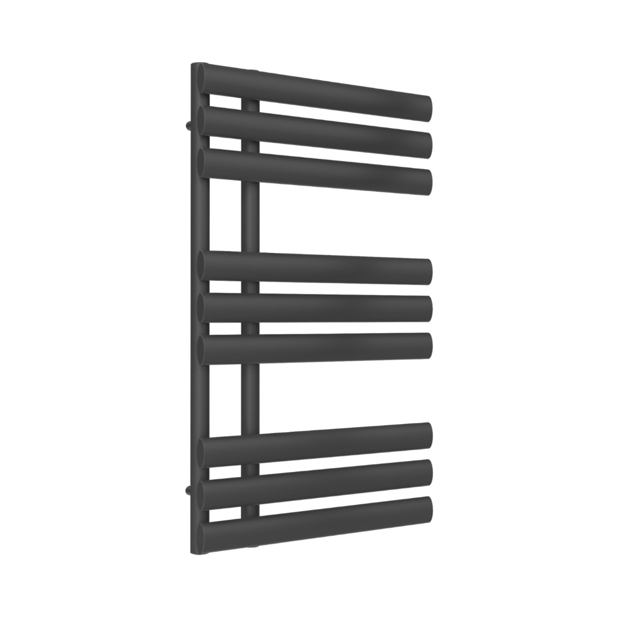 Bournemouth Open Ended Designer Towel Rail 820mm x 500mm in Anthracite