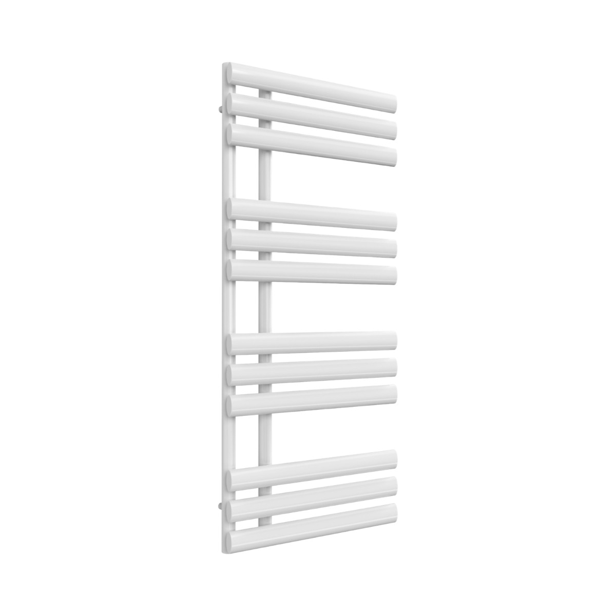 Bournemouth Open Ended Designer Towel Rail 820mm x 500mm in White