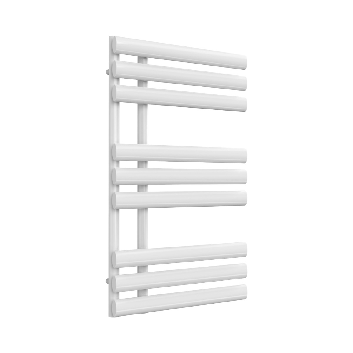Bournemouth Open Ended Designer Towel Rail 820mm x 500mm in White