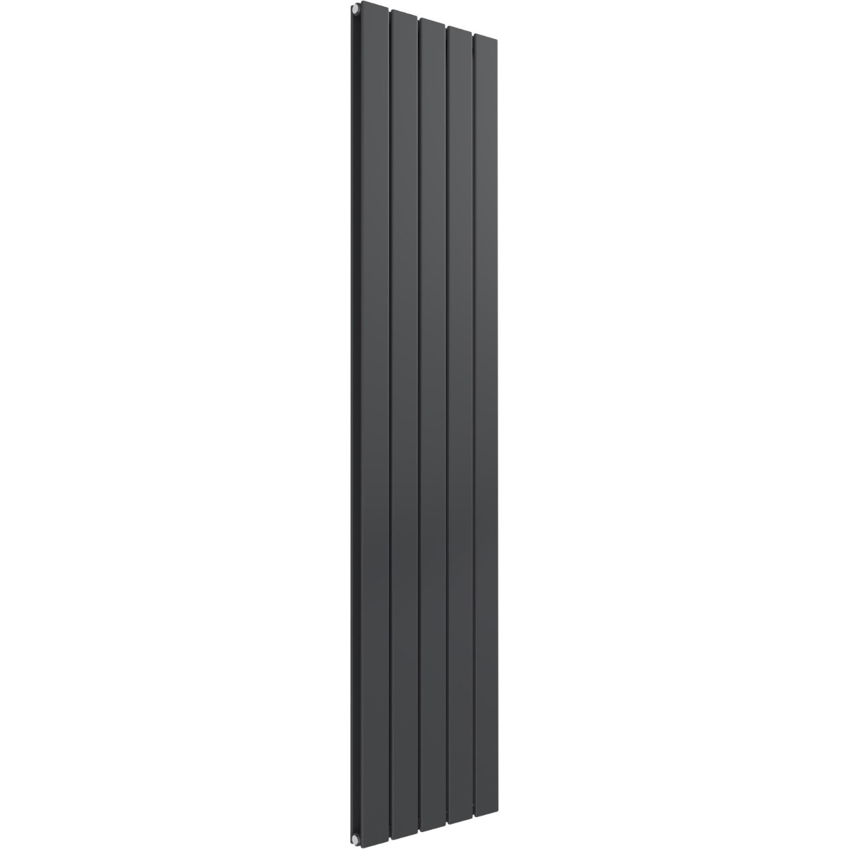 Cardiff double panel vertical designer radiator in anthracite grey 1800mm high x 366mm wide