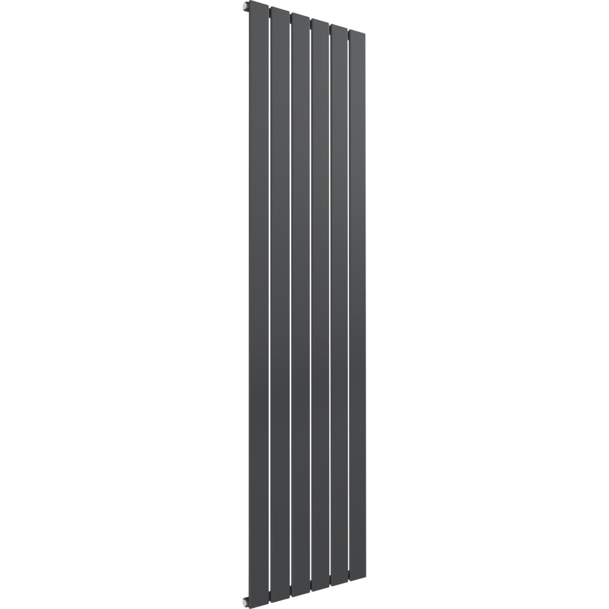 Cardiff single panel vertical designer radiator in anthracite grey 1800mm high x 440mm wide