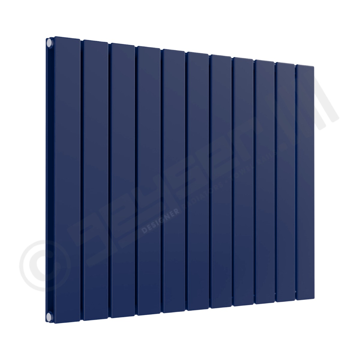 Cardiff Special Horizontal Double Panel Radiator 600mm x 810mm in Dark Sapphire Blue RAL 5003