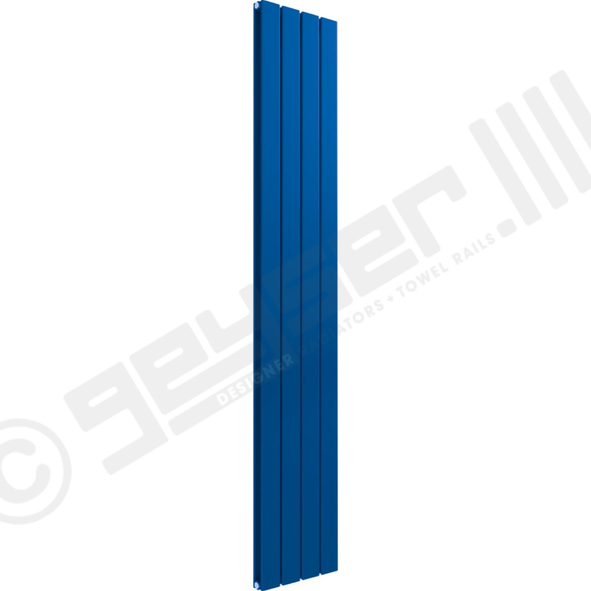 Cardiff Special Vertical Double Panel Radiator 1600mm x 292mm in Middle Sky Blue RAL 5015