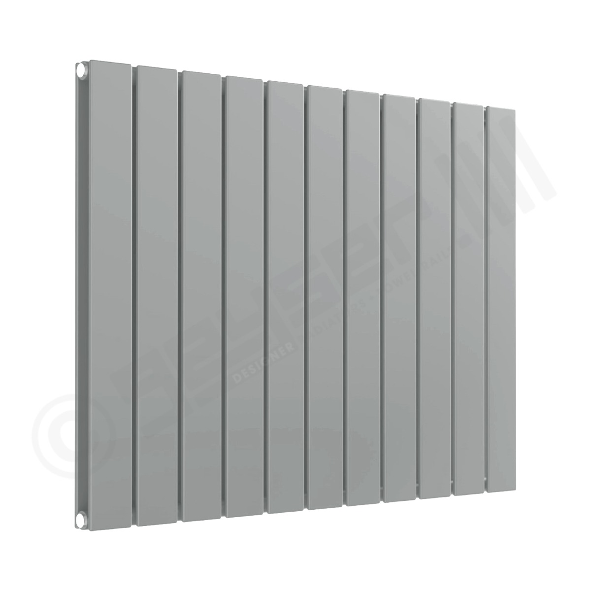 Cardiff Special Horizontal Double Panel Radiator 600mm x 810mm in White Aluminium RAL 9006