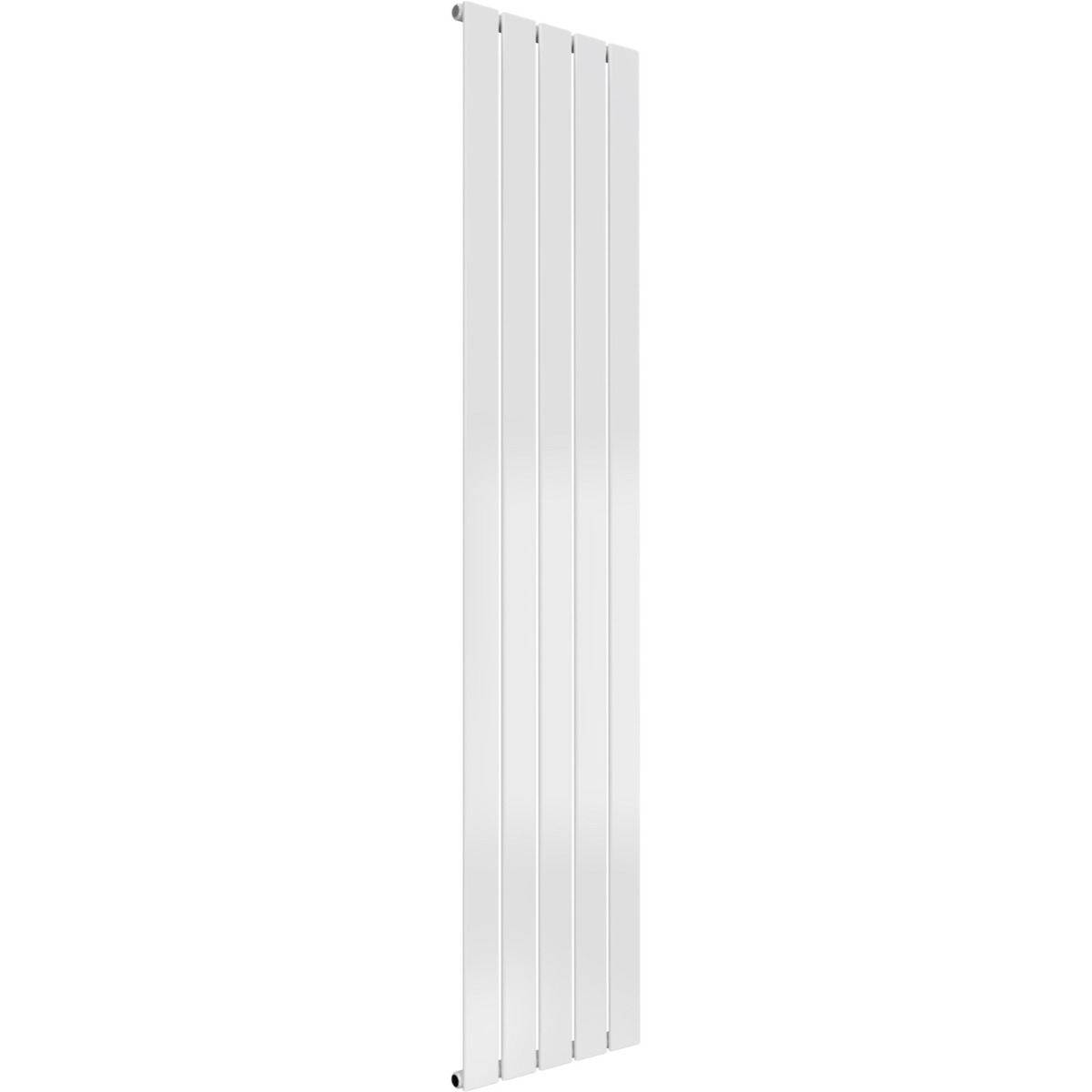 Cardiff single panel vertical designer radiator in white 1800mm high x 366mm wide