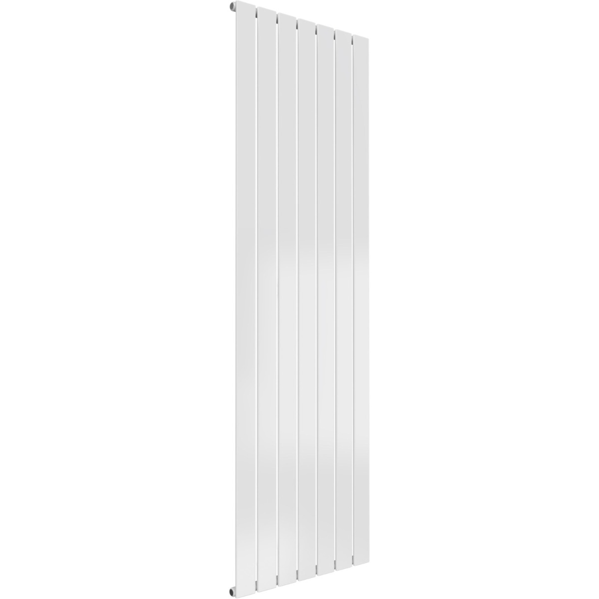 Cardiff single panel vertical designer radiator in white 1800mm high x 514mm wide