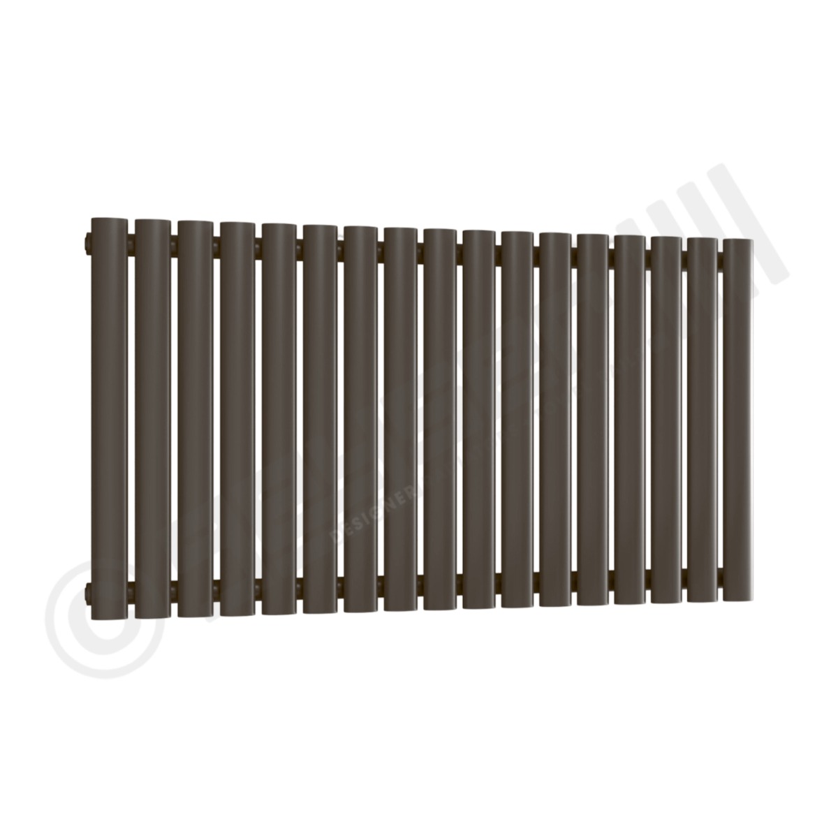 Chelsea Special Single Panel Horizontal Radiator 550mm x 1003mm in Grey Brown RAL 8019