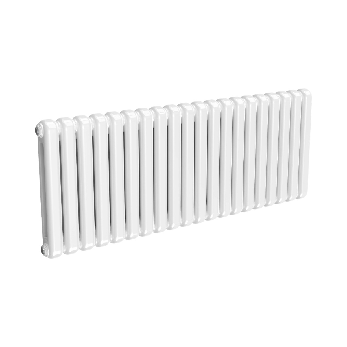 White Chunky Column Horizontal 550mm x 1420mm Radiator