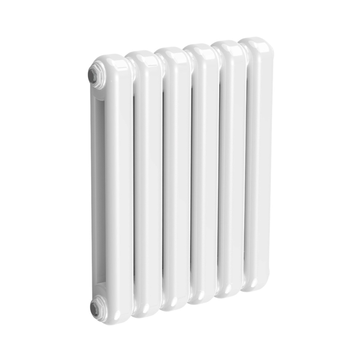White Chunky Column Horizontal 550mm x 440mm Radiator