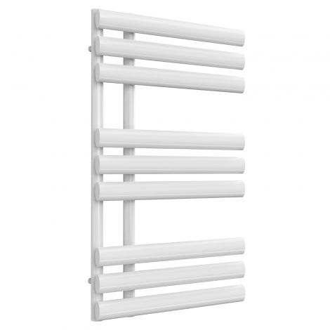 Bournemouth Open Ended Designer Towel Rail 820mm x 500mm in White