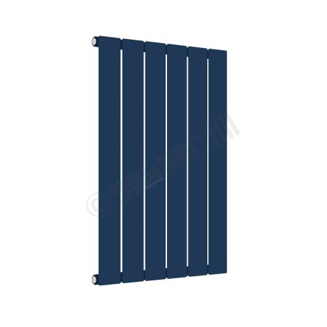 Cardiff Special Flat Horizontal Single Panel Designer Radiator 600mm x 440mm in Dark Sapphire Blue RAL 5003