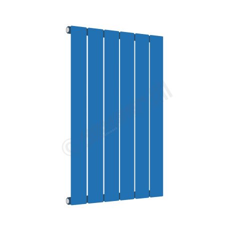 Cardiff Special Flat Horizontal Single Panel Designer Radiator 600mm x 440mm in Middle Sky Blue RAL 5015