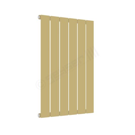 Cardiff Special Flat Horizontal Single Panel Designer Radiator 600mm x 440mm in Pale Beige RAL 1001