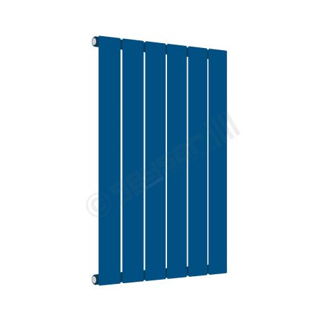 Cardiff Special Flat Horizontal Single Panel Designer Radiator 600mm x 440mm in Signal Blue RAL 5005