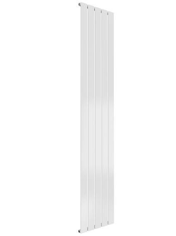 Cardiff single panel vertical designer radiator in white 1800mm high x 366mm wide