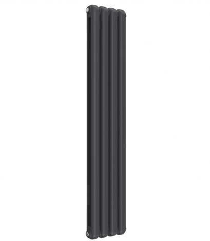 Anthracite Chunky Column Vertical 1500mm x 300mm Radiator