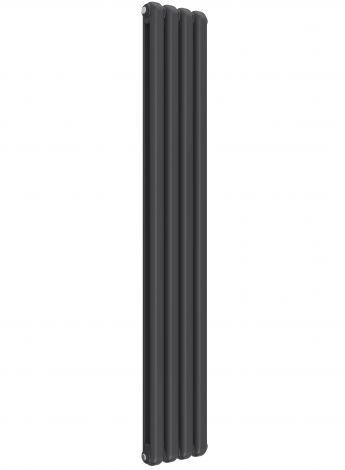 Anthracite Chunky Column Vertical 1800mm x 300mm Radiator