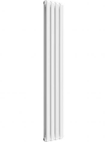 White Chunky Column Vertical 1800mm x 300mm Radiator