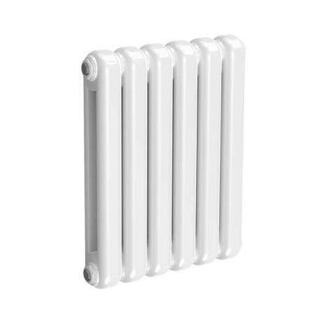 White Chunky Column Horizontal 550mm x 440mm Radiator