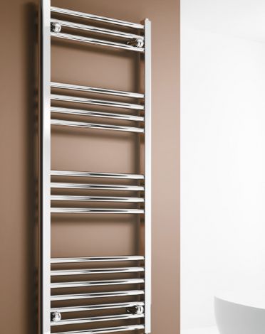 Trade Special - Chrome Curved Ladder Tower Rail 600mm Wide - Multiple Height Options