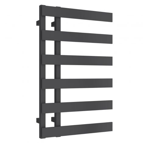 Whitby Open Ended Designer Towel Rail 800mm x 500mm in Anthracite