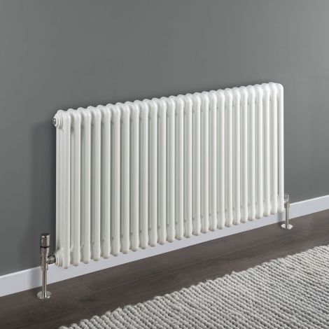 Old Style White Traditional 3 Column 500mm x 731mm Radiator