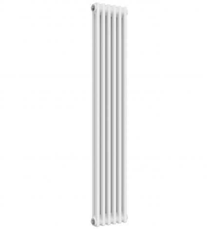 Classic 2 Column White Vertical 1500mm High Radiator 1500X290